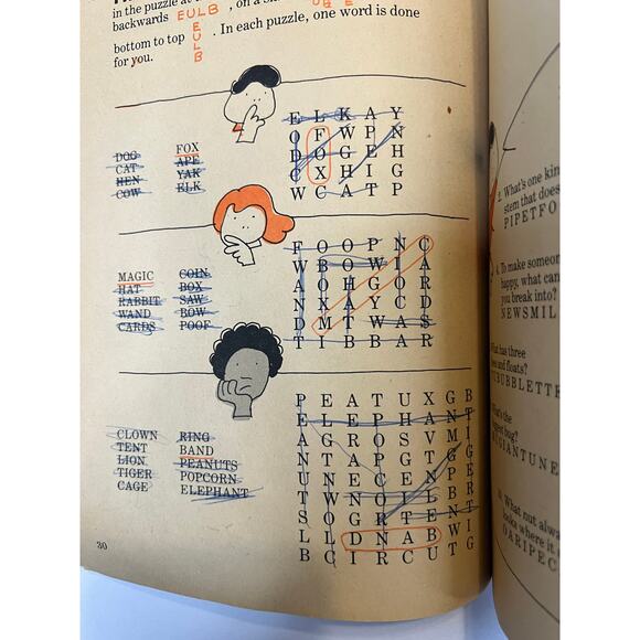 Vintage Giggles & Games Puzzle Book 1977 Used - Picture 6 of 7